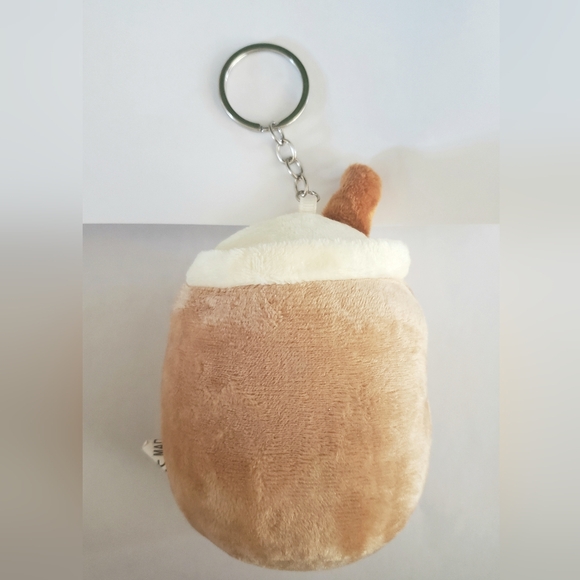 New Coffee Boba Plush Keychain - Picture 2 of 2